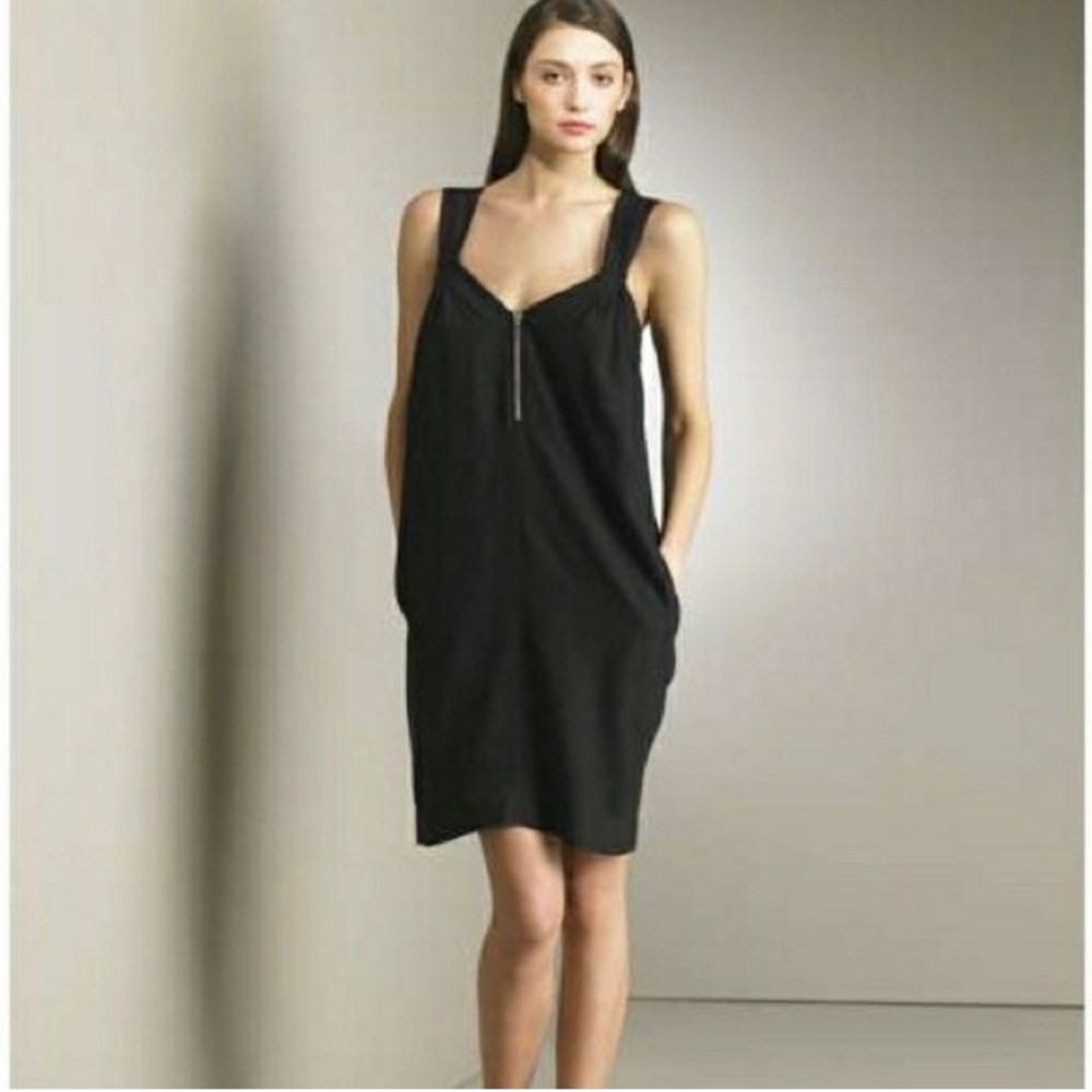 See By Chloe Zip Front Mini Shift Dress